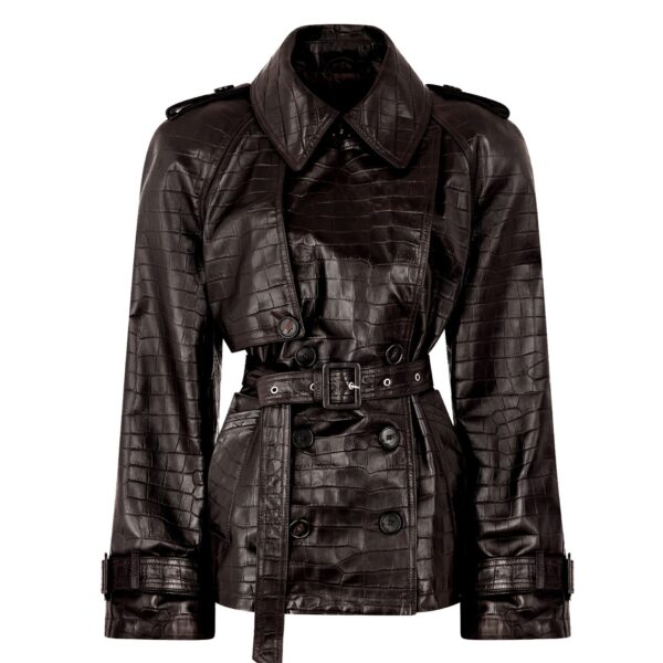 The Attico Dark Brown Bomber - The Attico Jackets - Designed by Gilda Ambrosio & Giorgia Tordini - Shop at Coveti