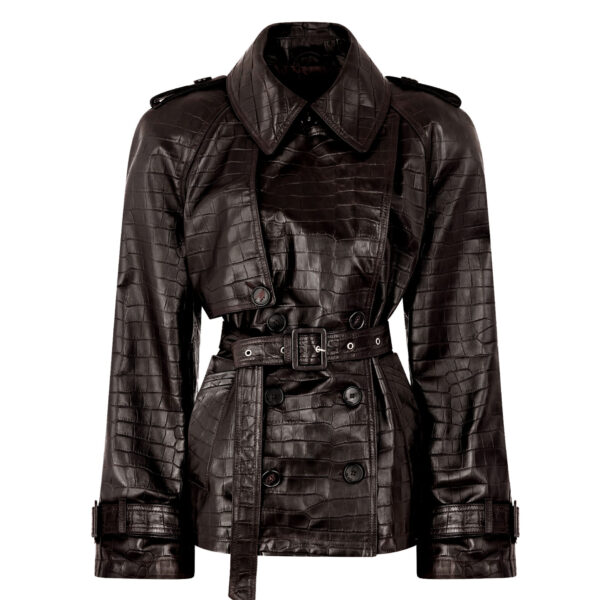 The Attico Dark Brown Bomber - The Attico Jackets - Designed by Gilda Ambrosio & Giorgia Tordini - Shop at Coveti