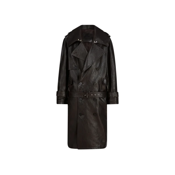 The Attico Dark Brown Trench Coat