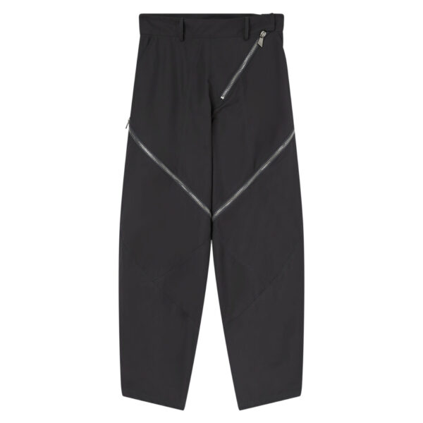 The Attico Dark Grey Long Pant - The Attico Pants - Designed by Gilda Ambrosio & Giorgia Tordini - Shop at Coveti