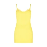 David Koma Lace Trim Detail Mini Dress