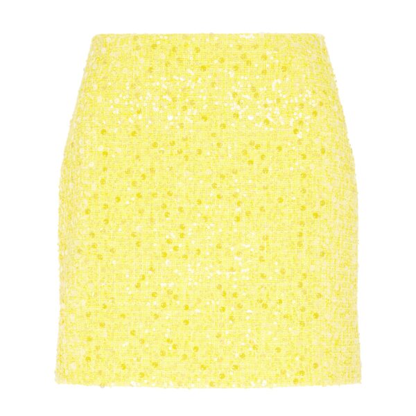 David Koma Sequin Boucle Mini Skirt
