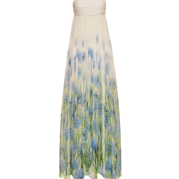Oscar de la Renta Degradé Allium Chiffon Gown - Oscar de la Renta Dresses - American Couture - Shop at Coveti