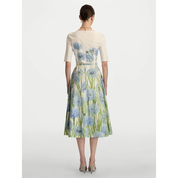 Oscar de la Renta Degradé Allium Cotton Poplin Dress - Oscar de la Renta Dresses - American Couture - Shop at Coveti