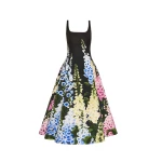 Oscar de la Renta Degradé Foxglove Faille Dress - Oscar de la Renta Dresses - American Couture - Shop at Coveti