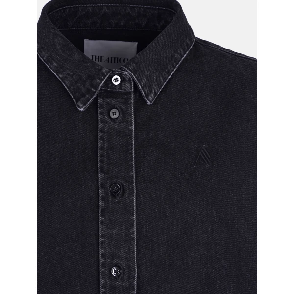 The Attico ‘Diana” Black Shirt Jacket, view 4