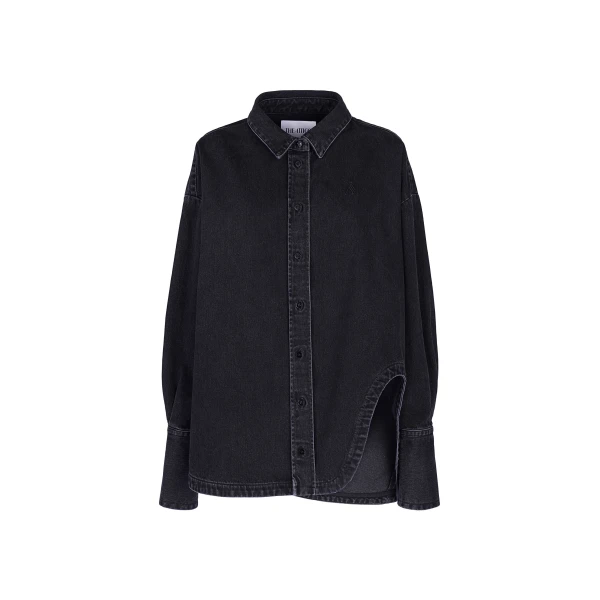 The Attico ‘Diana” Black Shirt Jacket
