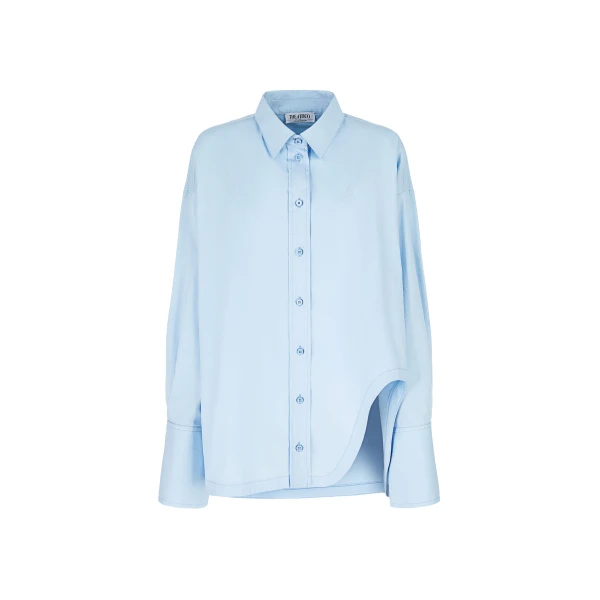 The Attico ‘Diana” Dusty Blue Shirt