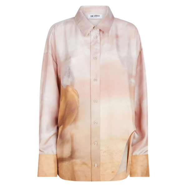 The Attico 'Diana'' Pink Shades Shirt - The Attico Tops - Designed by Gilda Ambrosio & Giorgia Tordini - Shop at Coveti