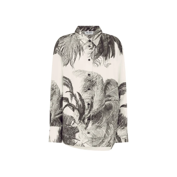 The Attico ‘Diana” White And Black Shirt