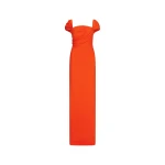 Oscar de la Renta Draped-Detailed Cady Gown - Oscar de la Renta Dresses - American Couture - Shop at Coveti
