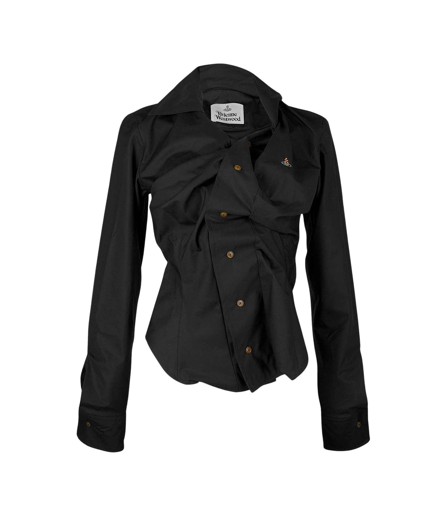 Drunken-Shirt-Vivienne-Westwood-Tops-173786_nobg Vivienne Westwood Drunken Shirt - Vivienne Westwood Tops - Punk Luxury - Shop at Coveti
