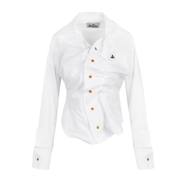 Vivienne Westwood Drunken Shirt - Vivienne Westwood Tops - Punk Luxury - Shop at Coveti