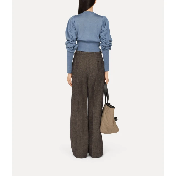 Vivienne Westwood Eli Cropped Cardigan - Vivienne Westwood Knitwear - Punk Luxury - Shop at Coveti