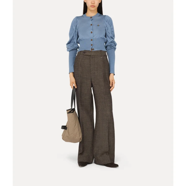 Vivienne Westwood Eli Cropped Cardigan - Vivienne Westwood Knitwear - Punk Luxury - Shop at Coveti