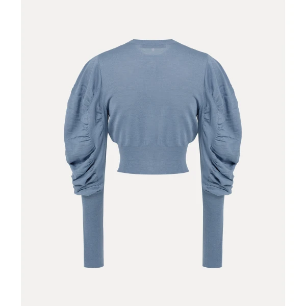 Vivienne Westwood Eli Cropped Cardigan - Vivienne Westwood Knitwear - Punk Luxury - Shop at Coveti