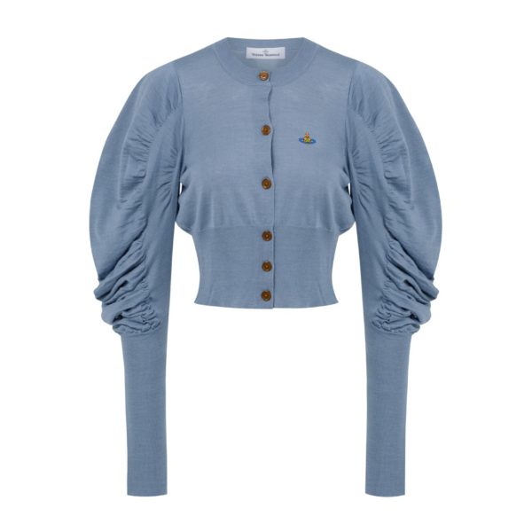 Vivienne Westwood Eli Cropped Cardigan - Vivienne Westwood Knitwear - Punk Luxury - Shop at Coveti