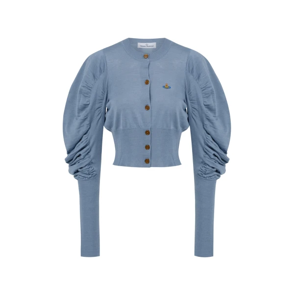 Vivienne Westwood Eli Cropped Cardigan - Vivienne Westwood Knitwear - Punk Luxury - Shop at Coveti