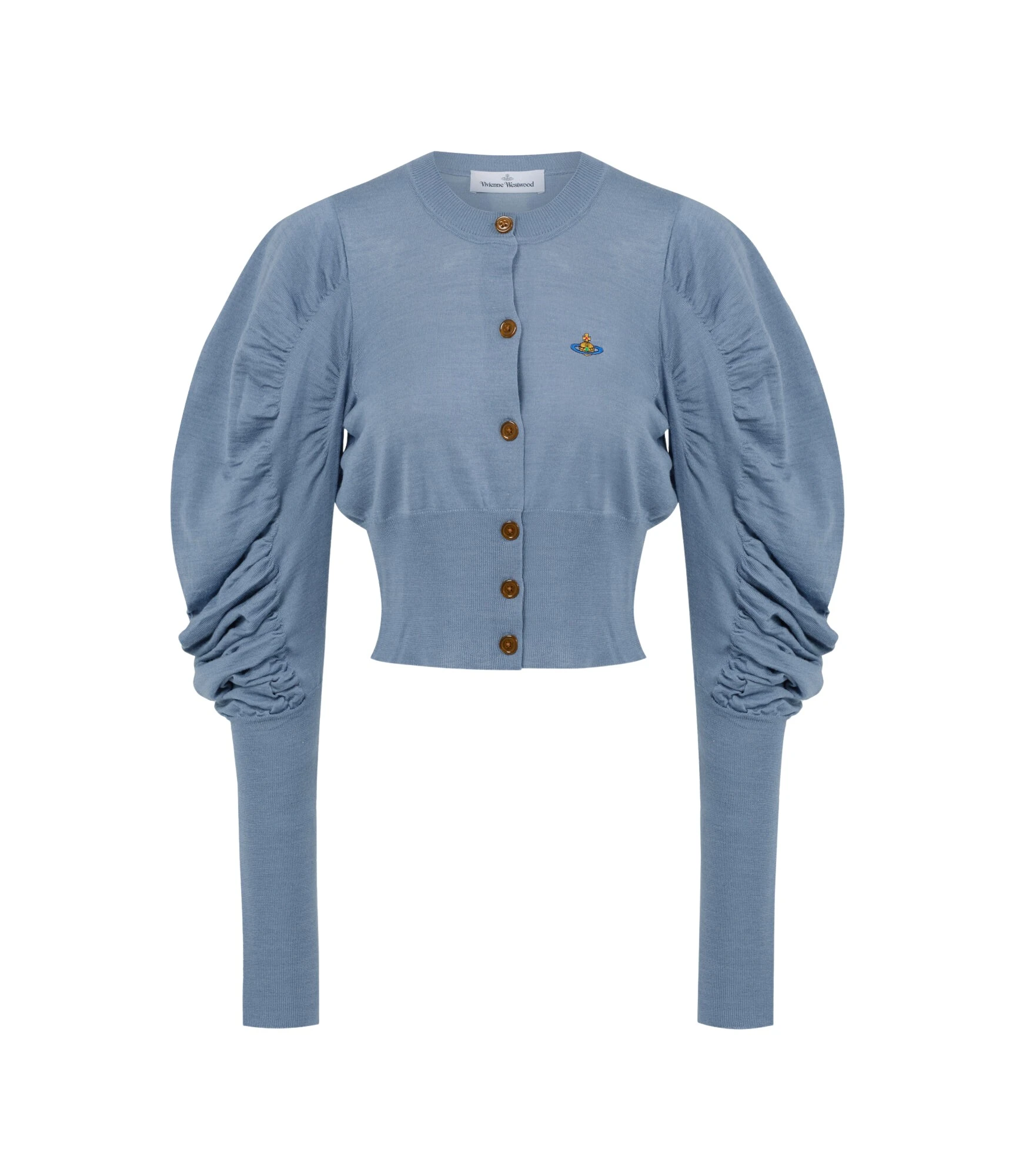 Eli-Cropped-Cardigan-Vivienne-Westwood-Knitwear-593351_nobg Vivienne Westwood Eli Cropped Cardigan - Vivienne Westwood Knitwear - Punk Luxury - Shop at Coveti
