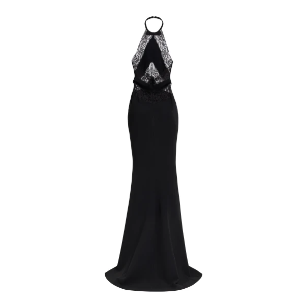 Elie Saab Halter Neck Dress, view 5