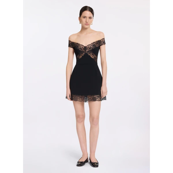 Elie Saab Off-The-Shoulder Short Dress, view 2
