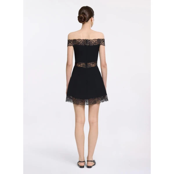 Elie Saab Off-The-Shoulder Short Dress, view 3