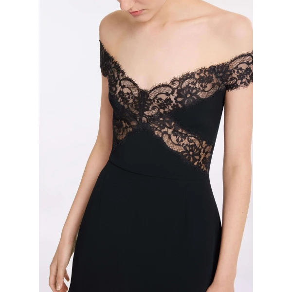 Elie Saab Off-The-Shoulder Short Dress, view 4