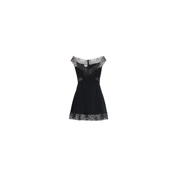 Elie Saab Off-The-Shoulder Short Dress