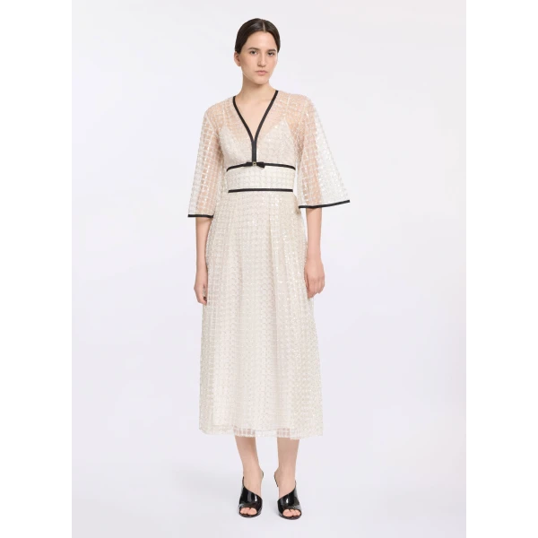 Elie Saab Pearl Midi Dress, view 2