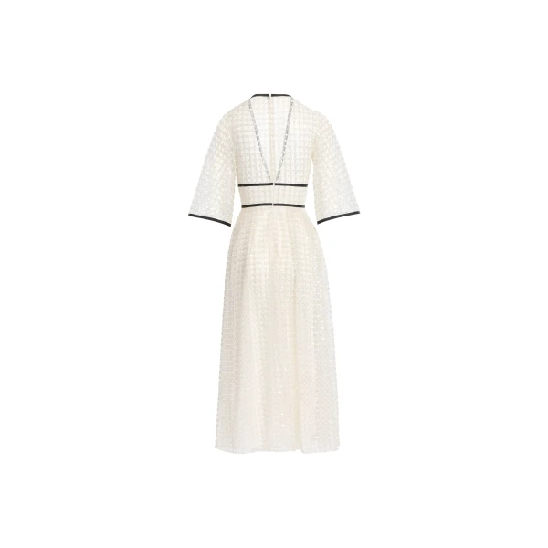 Elie Saab Pearl Midi Dress, view 5