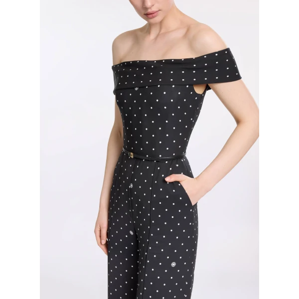 Elie Saab Polka Dot Jumpsuit, view 4