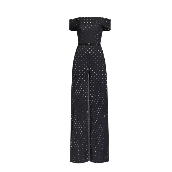 Elie Saab Polka Dot Jumpsuit