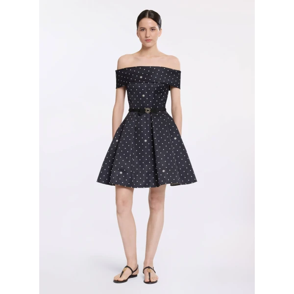 Elie Saab Polka Dot Short Dress, view 2