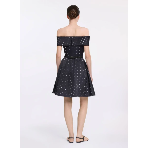 Elie Saab Polka Dot Short Dress, view 3