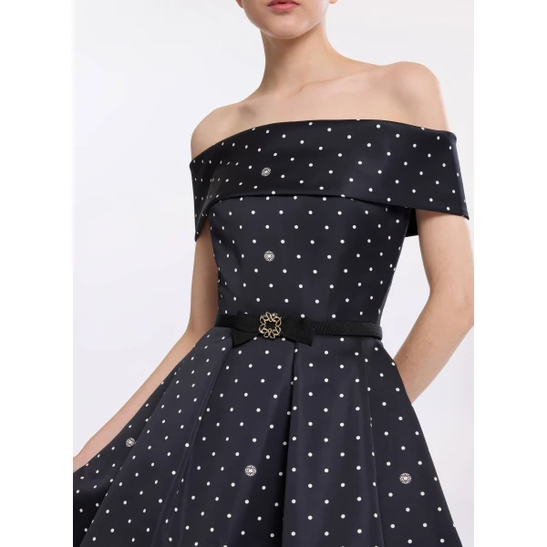 Elie Saab Polka Dot Short Dress, view 4
