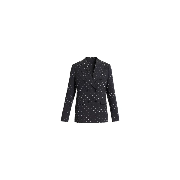 Elie Saab Printed Cady Blazer, view 4