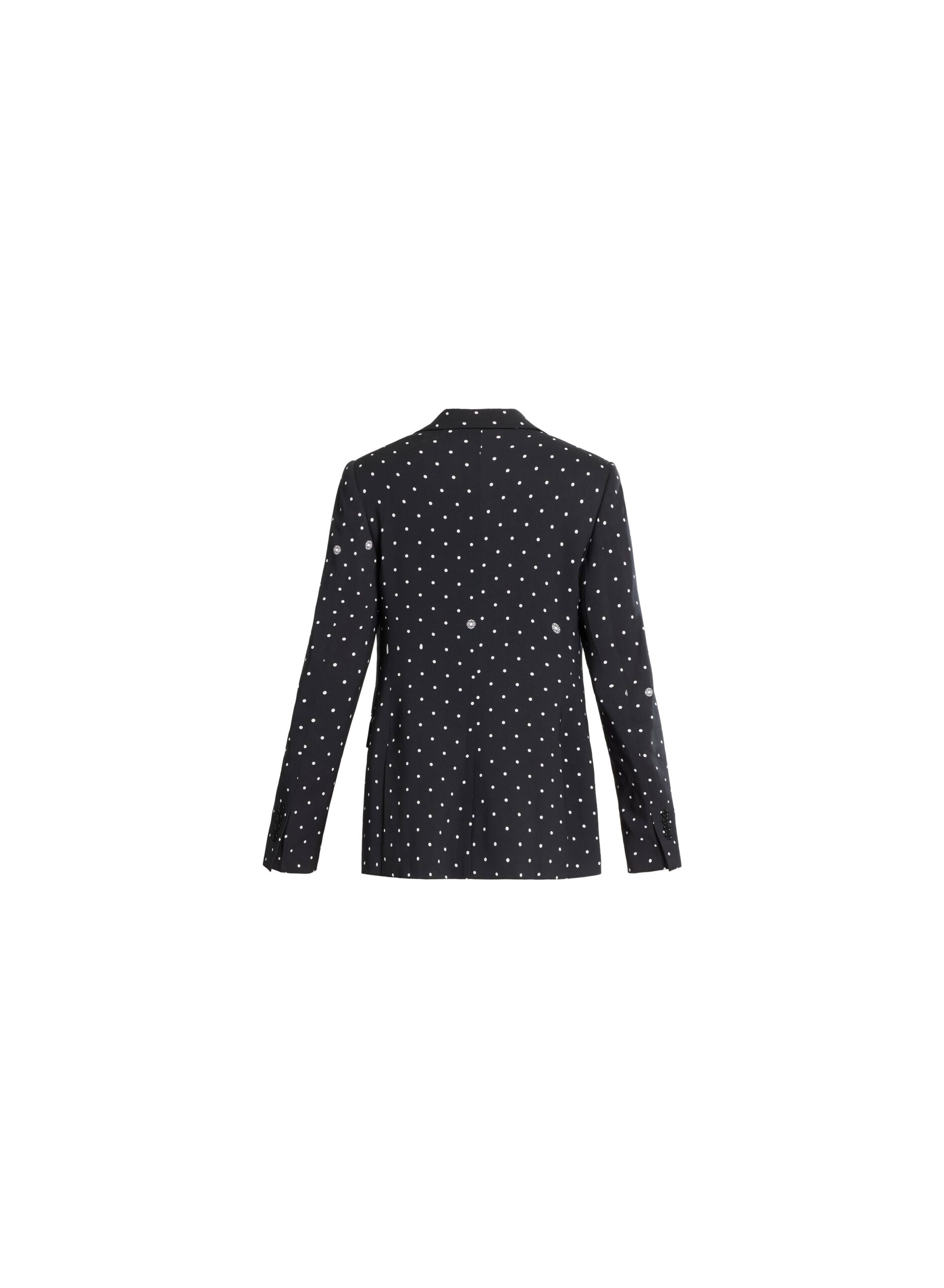 Elie Saab Printed Cady Blazer Elie Saab Printed Cady Blazer in Black featuring – Luxury Designer Fashion at Coveti.