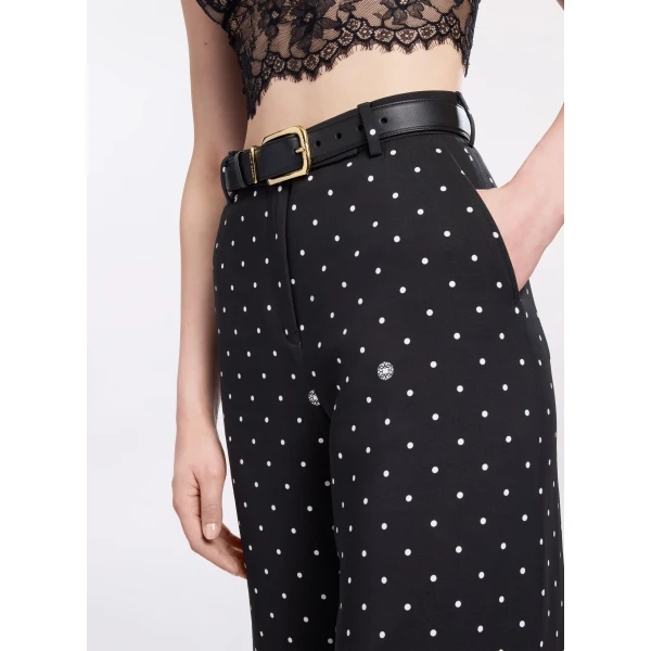 Elie Saab Printed Cady Pants, view 4
