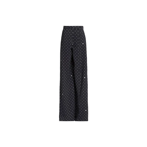 Elie Saab Printed Cady Pants