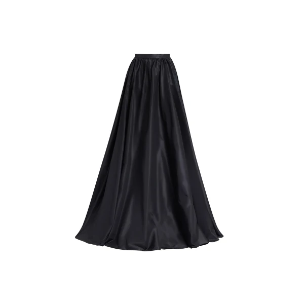 Elie Saab Taffeta Long Skirt
