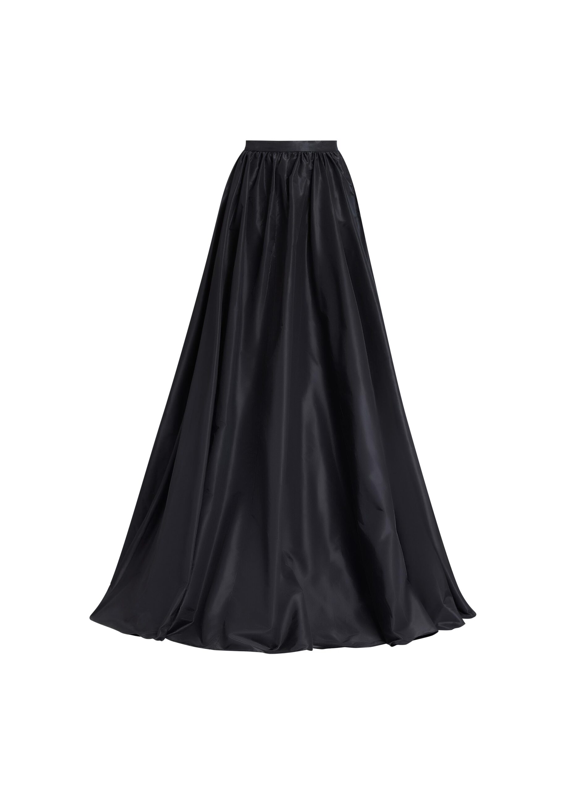 Elie Saab Taffeta Long Skirt Elie Saab Taffeta Long Skirt in Black featuring – Luxury Designer Fashion at Coveti.