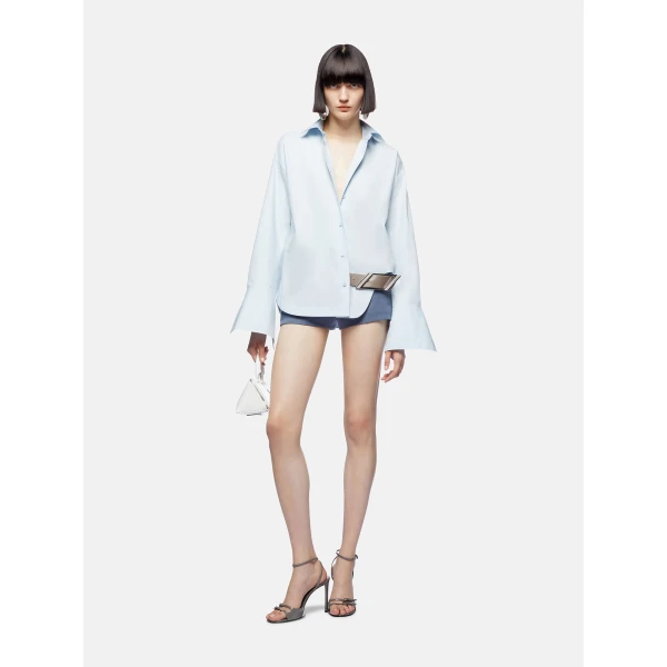 The Attico ‘Eliza” Baby Blue Shirt, view 2