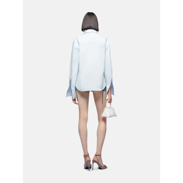 The Attico ‘Eliza” Baby Blue Shirt, view 3