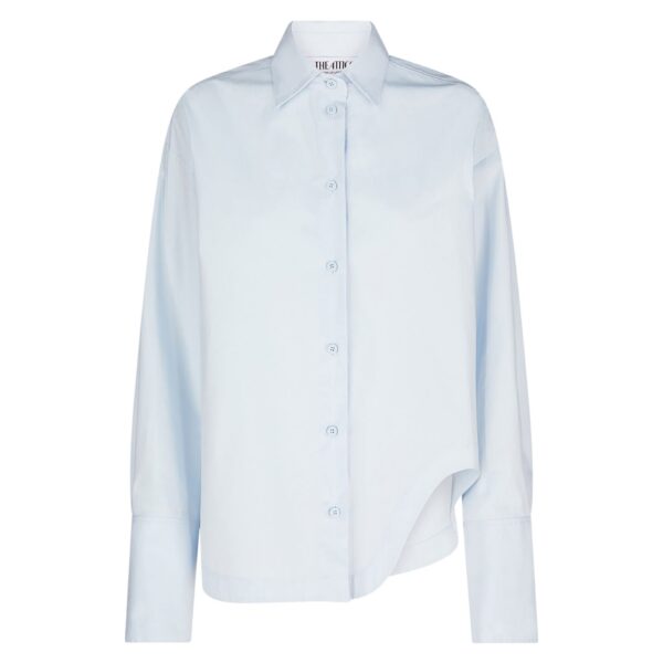 The Attico 'Eliza'' Baby Blue Shirt - The Attico Tops - Designed by Gilda Ambrosio & Giorgia Tordini - Shop at Coveti