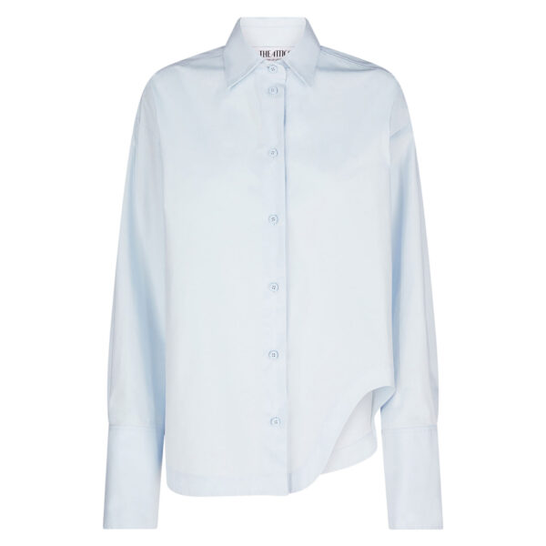 The Attico 'Eliza'' Baby Blue Shirt - The Attico Tops - Designed by Gilda Ambrosio & Giorgia Tordini - Shop at Coveti