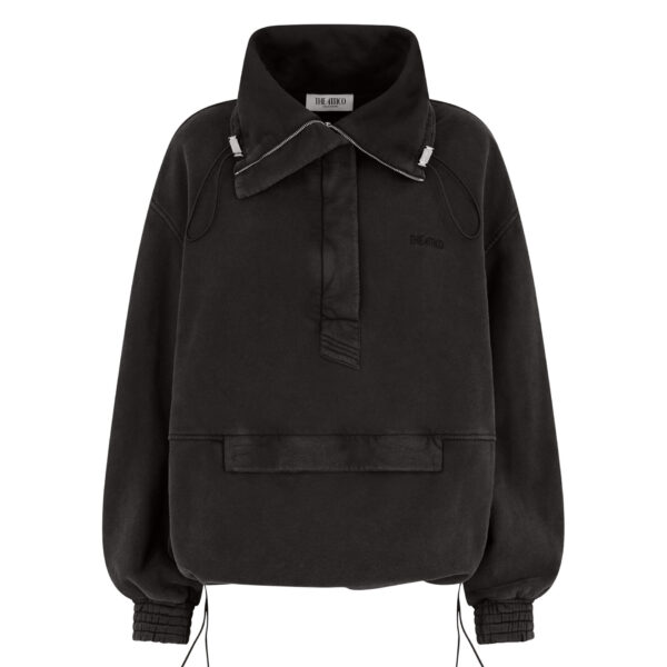 The Attico Faded Black Blouson - The Attico Knitwear - Designed by Gilda Ambrosio & Giorgia Tordini - Shop at Coveti