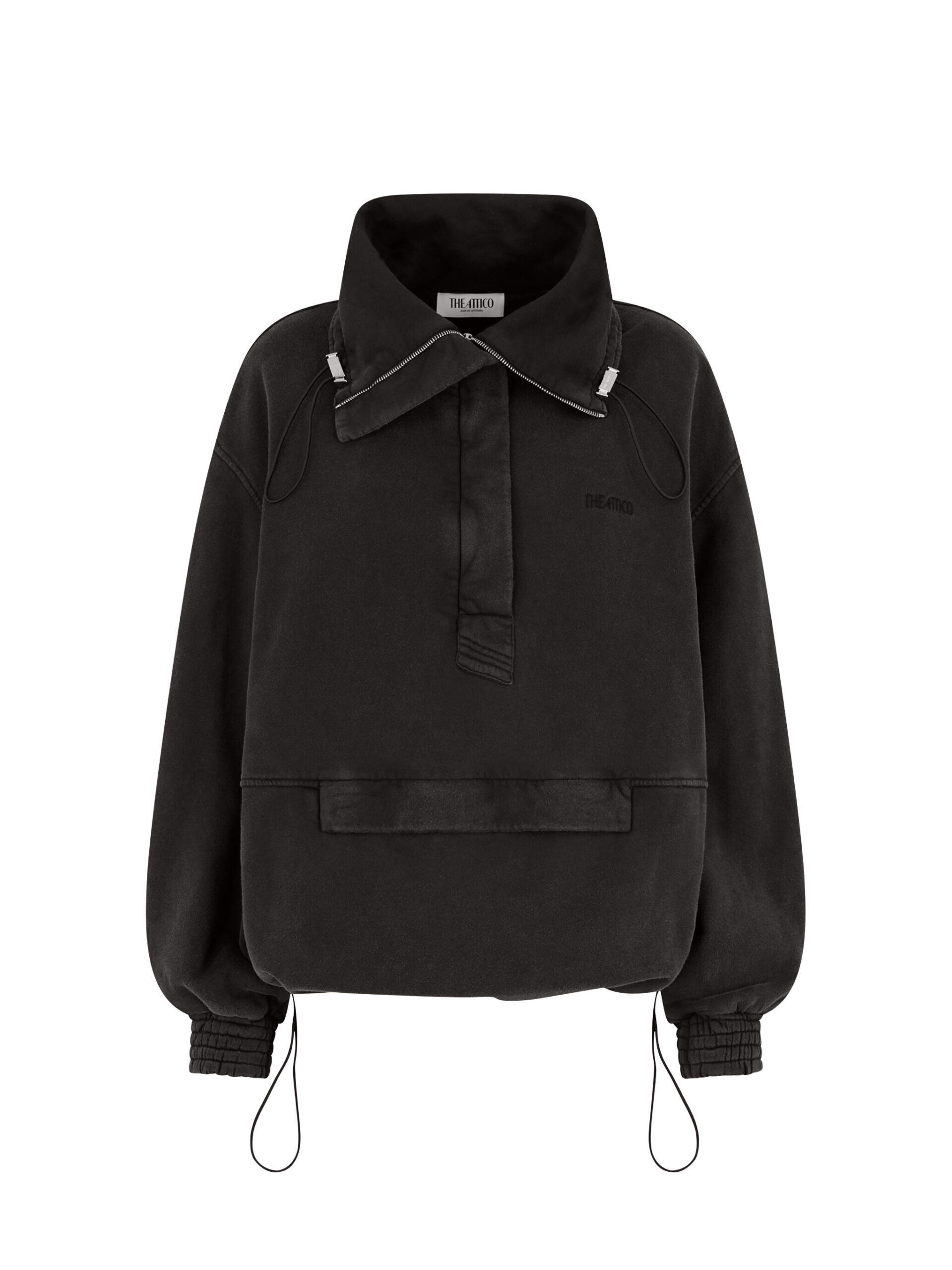 The Attico Faded Black Blouson - The Attico Knitwear - Designed by Gilda Ambrosio & Giorgia Tordini - Shop at Coveti The Attico Faded Black Blouson - The Attico Knitwear - Designed by Gilda Ambrosio & Giorgia Tordini - Shop at Coveti