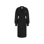The Attico Faded Black Midi Dress - The Attico Dresses - Designed by Gilda Ambrosio & Giorgia Tordini - Shop at Coveti