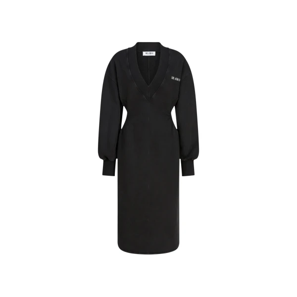 The Attico Faded Black Midi Dress