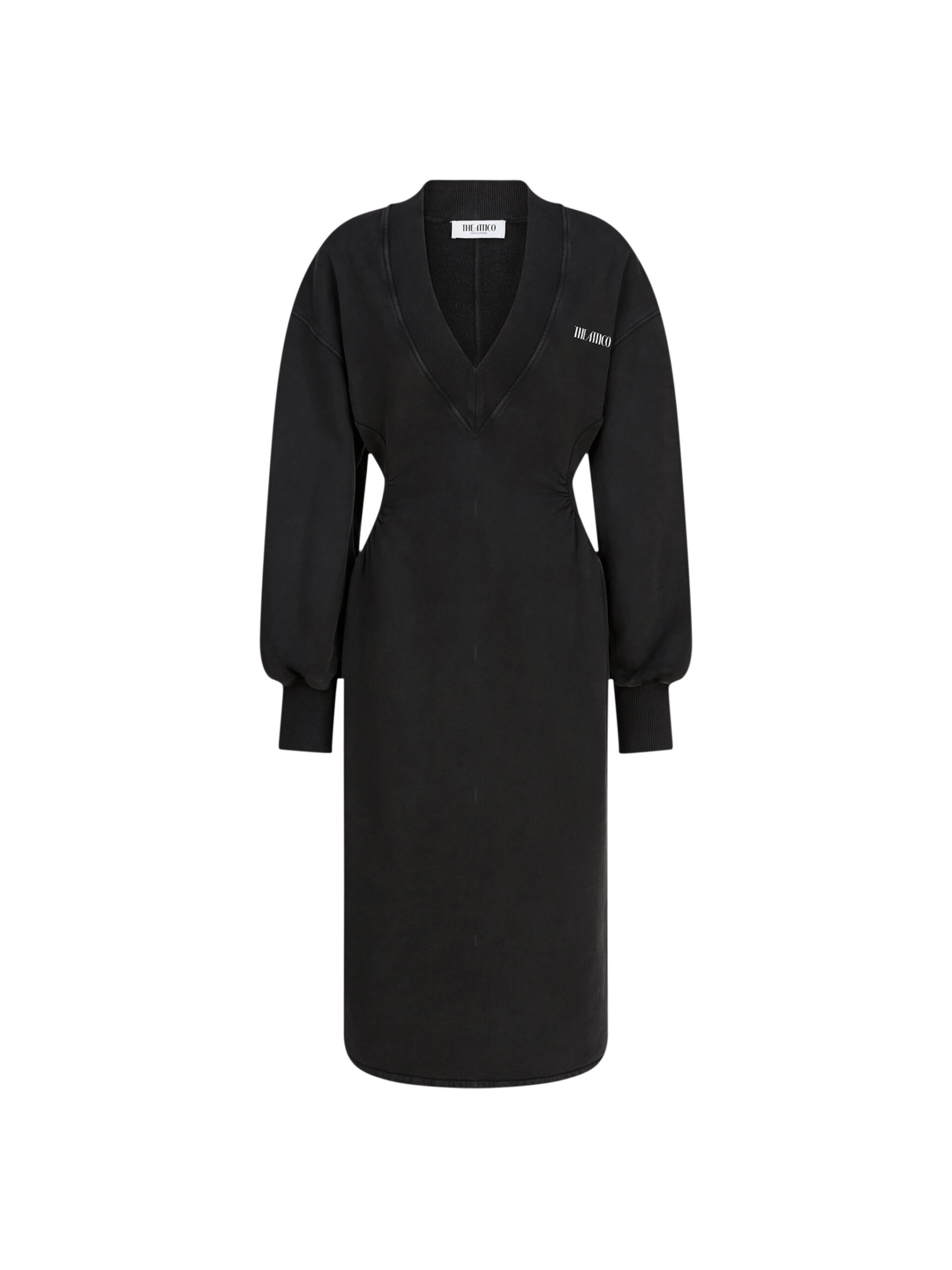The Attico Faded Black Midi Dress - The Attico Dresses - Designed by Gilda Ambrosio & Giorgia Tordini - Shop at Coveti The Attico Faded Black Midi Dress - The Attico Dresses - Designed by Gilda Ambrosio & Giorgia Tordini - Shop at Coveti